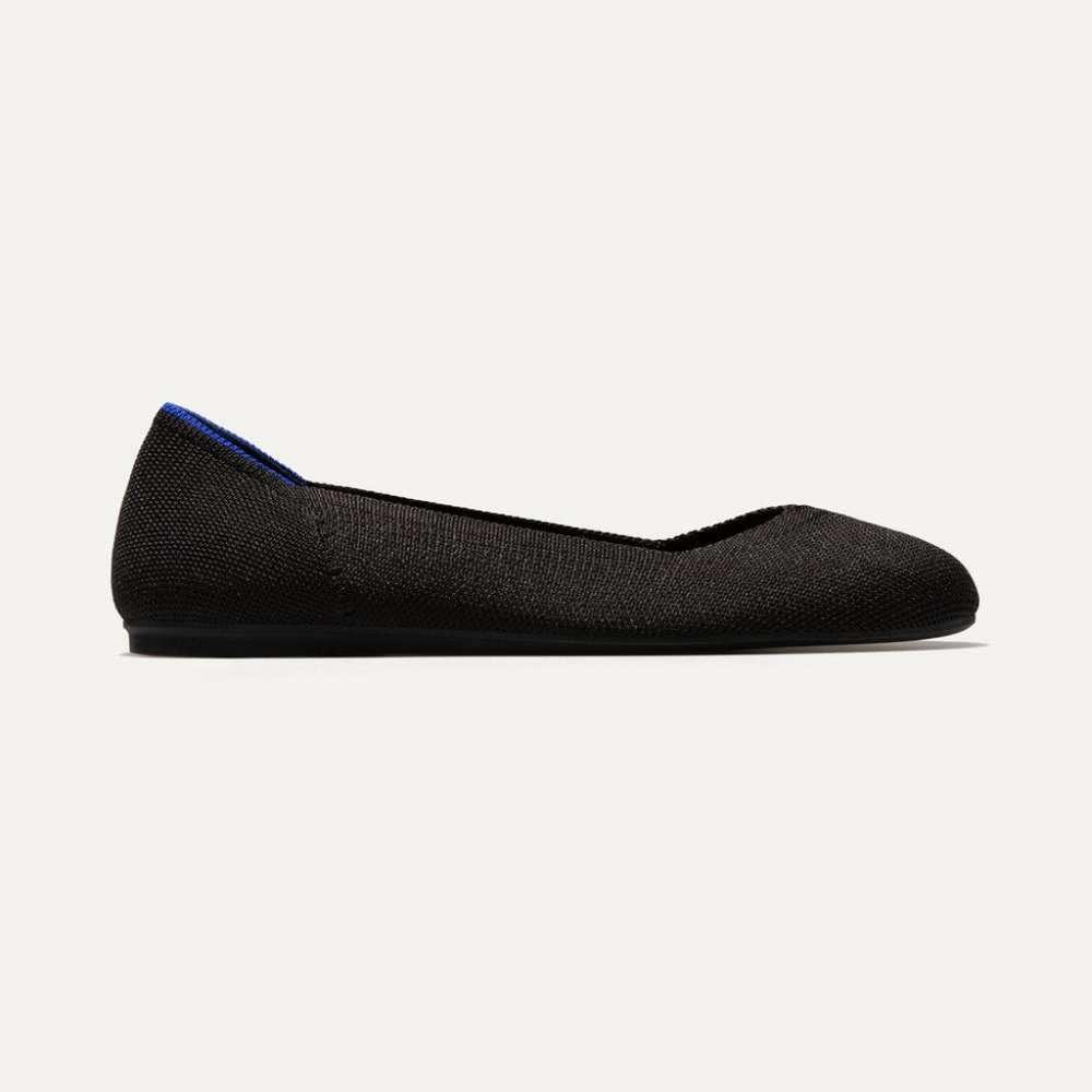 Rothy's The Flat Orginial in Solid Black Size 7.5 - Picture 4 of 6